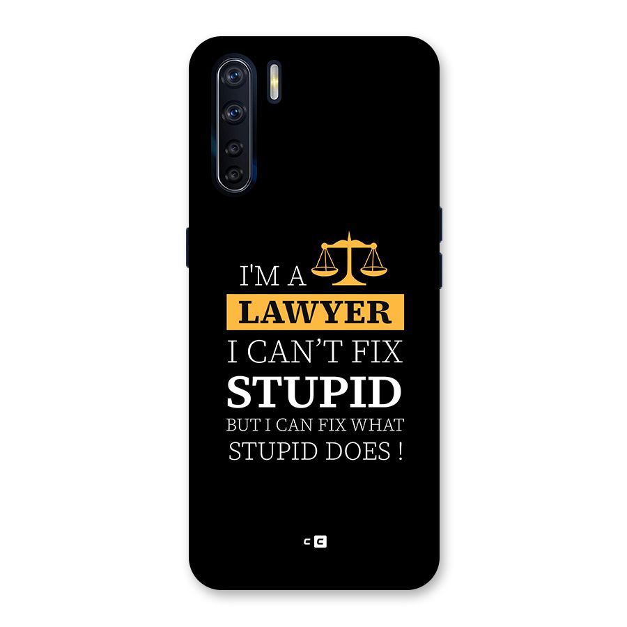 Fix Stupid Case Back Case for Oppo F15
