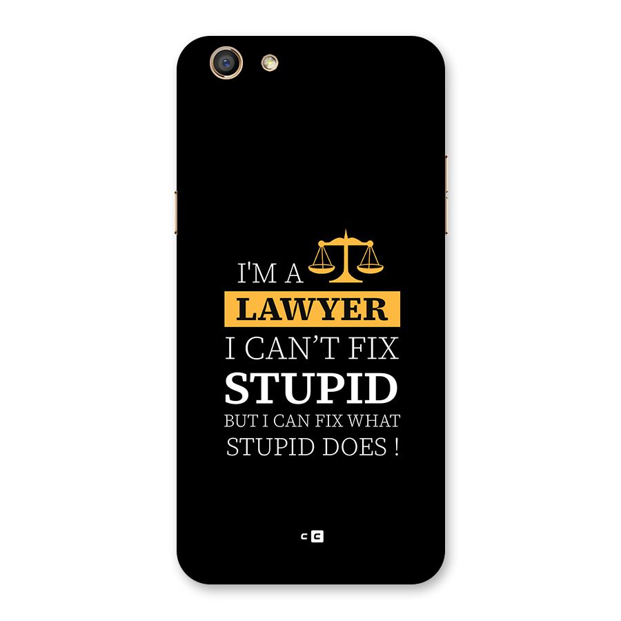 Fix Stupid Case Back Case for Oppo F3