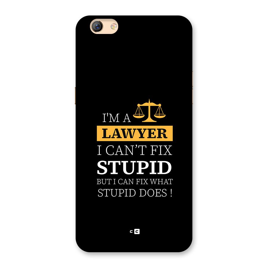 Fix Stupid Case Back Case for Oppo F3 Plus
