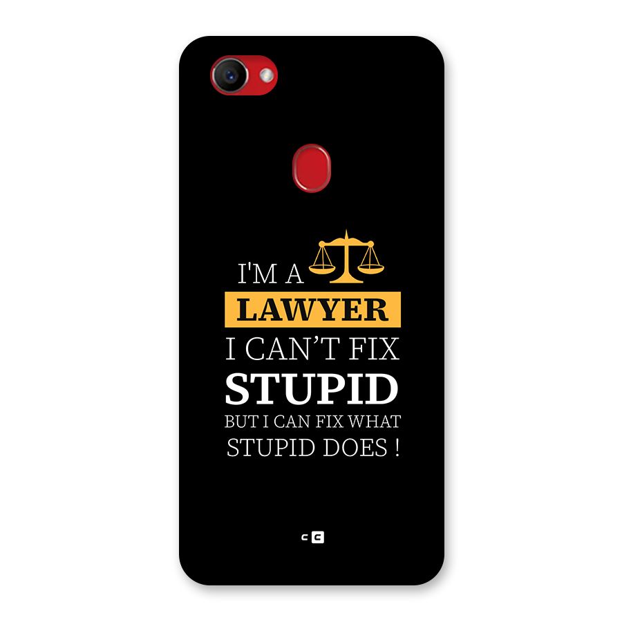 Fix Stupid Case Back Case for Oppo F7