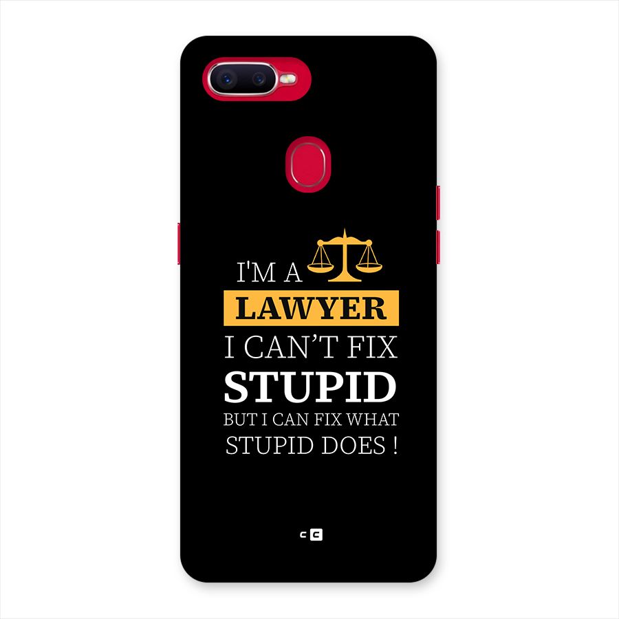 Fix Stupid Case Back Case for Oppo F9 Pro