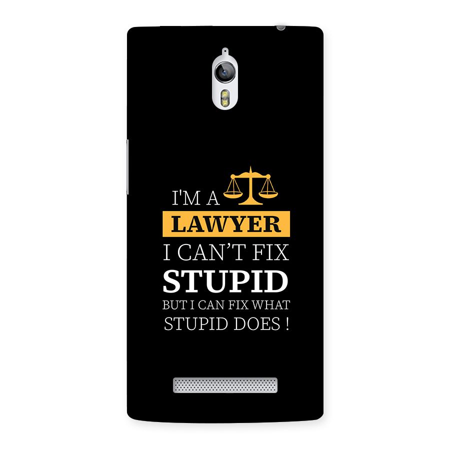Fix Stupid Case Back Case for Oppo Find 7