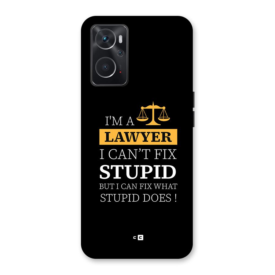 Fix Stupid Case Back Case for Oppo K10 4G