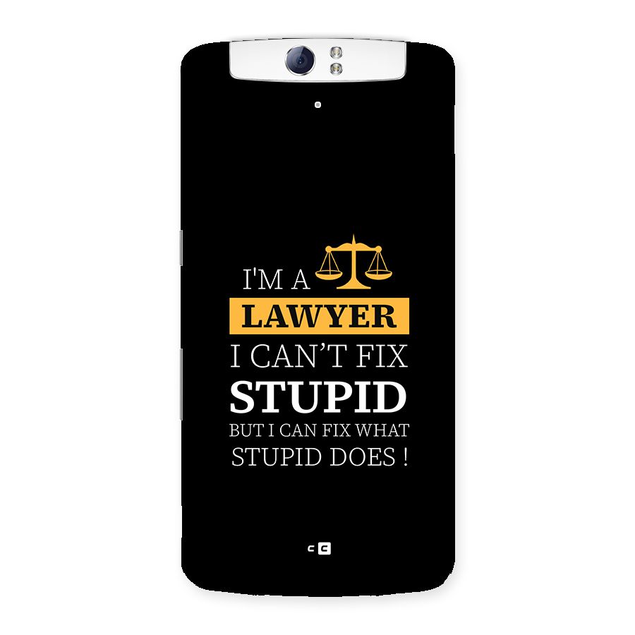 Fix Stupid Case Back Case for Oppo N1