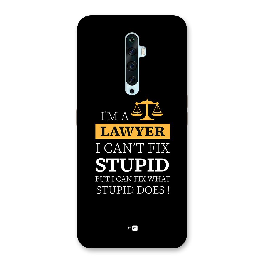 Fix Stupid Case Back Case for Oppo Reno2 Z
