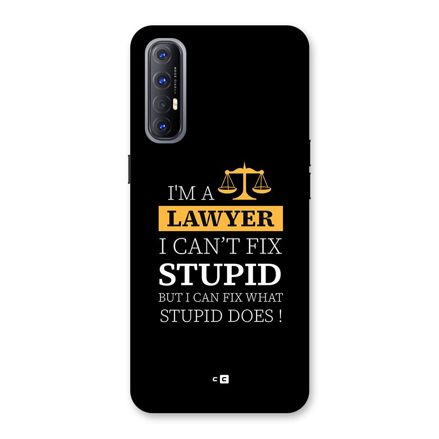 Fix Stupid Case Back Case for Oppo Reno3 Pro
