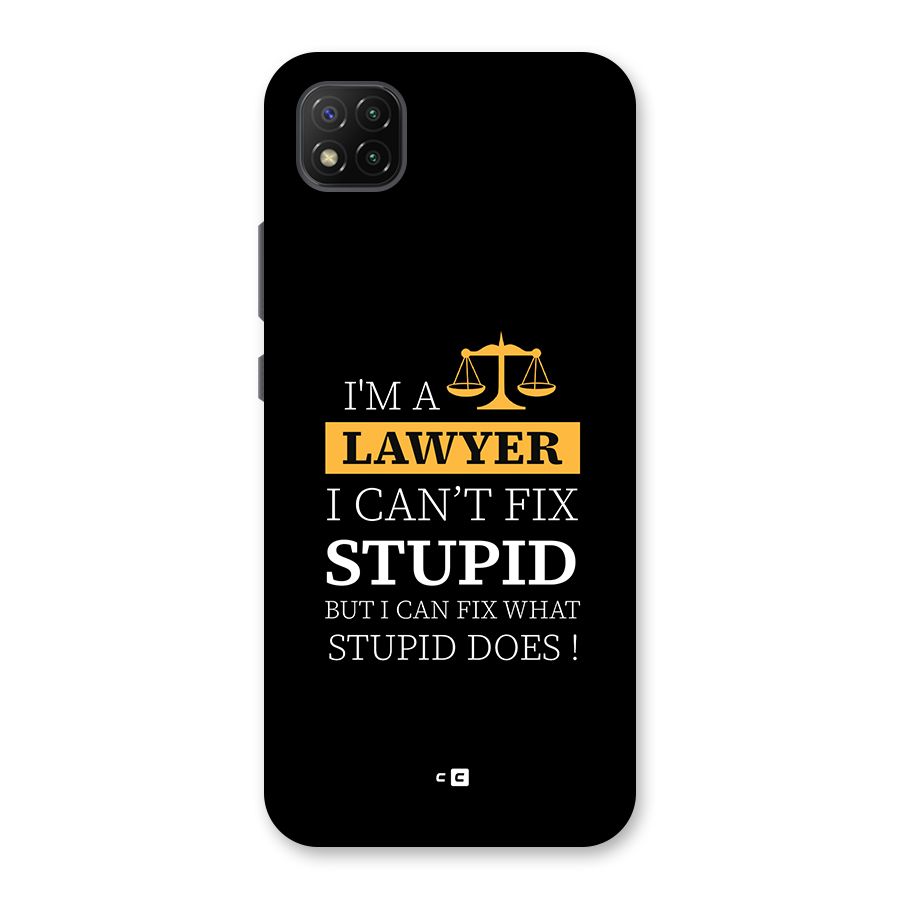Fix Stupid Case Back Case for Poco C3