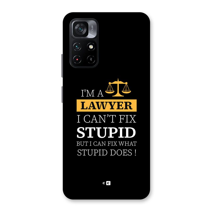 Fix Stupid Case Back Case for Poco M4 Pro 5G