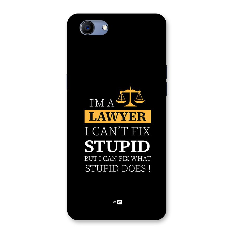 Fix Stupid Case Back Case for Realme 1