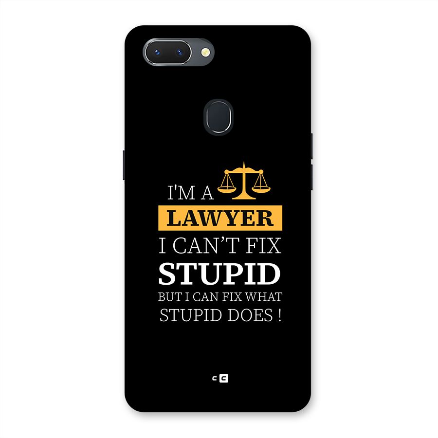 Fix Stupid Case Back Case for Realme 2