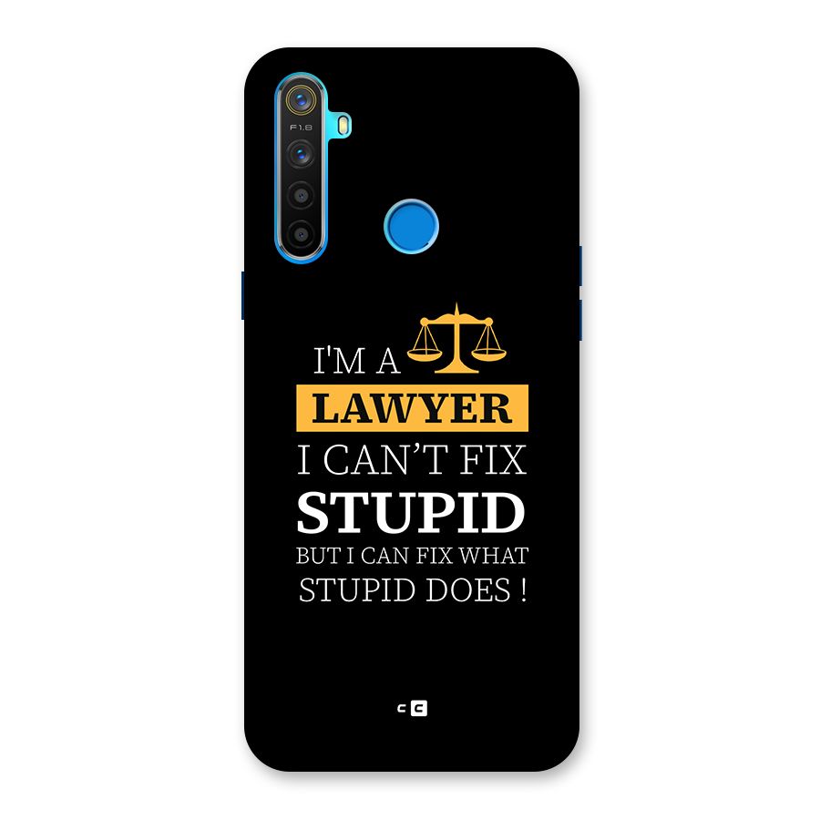 Fix Stupid Case Back Case for Realme 5