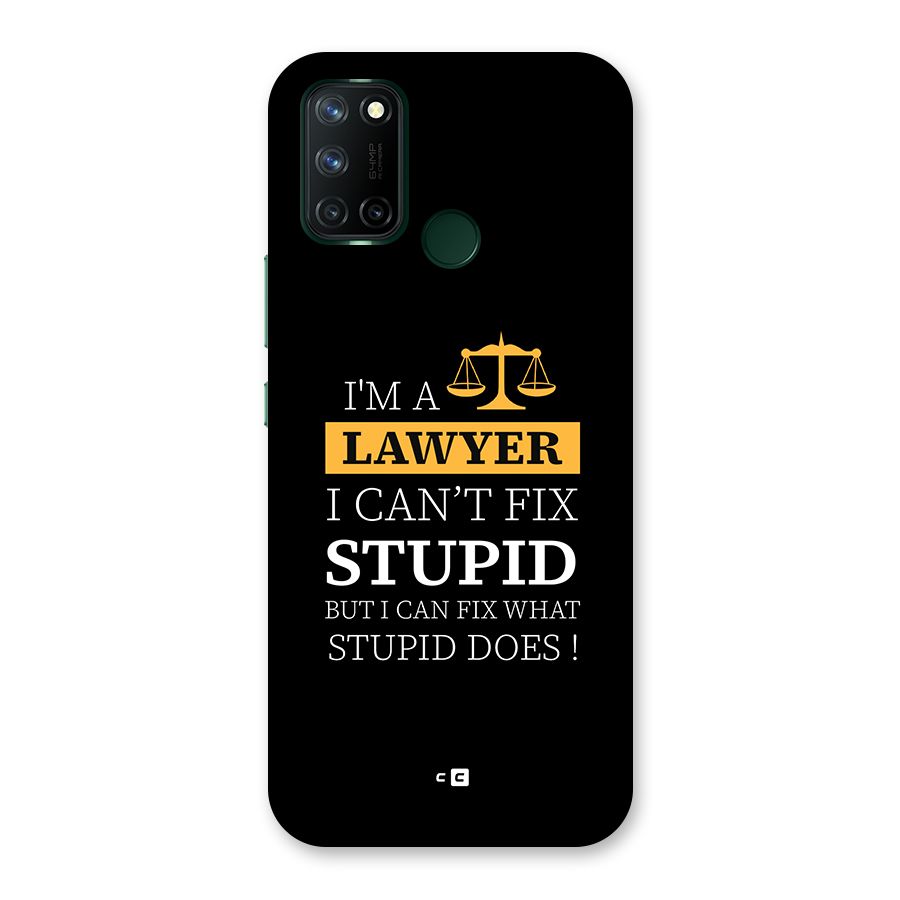 Fix Stupid Case Back Case for Realme 7i