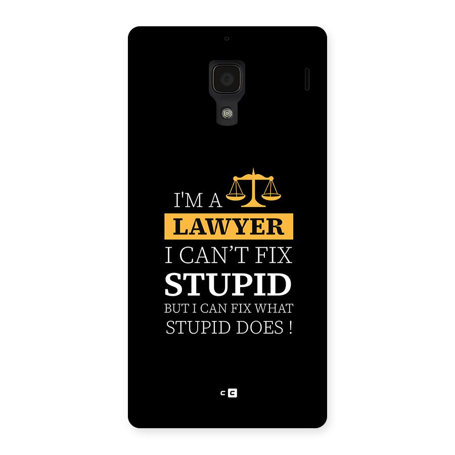Fix Stupid Case Back Case for Redmi 1s