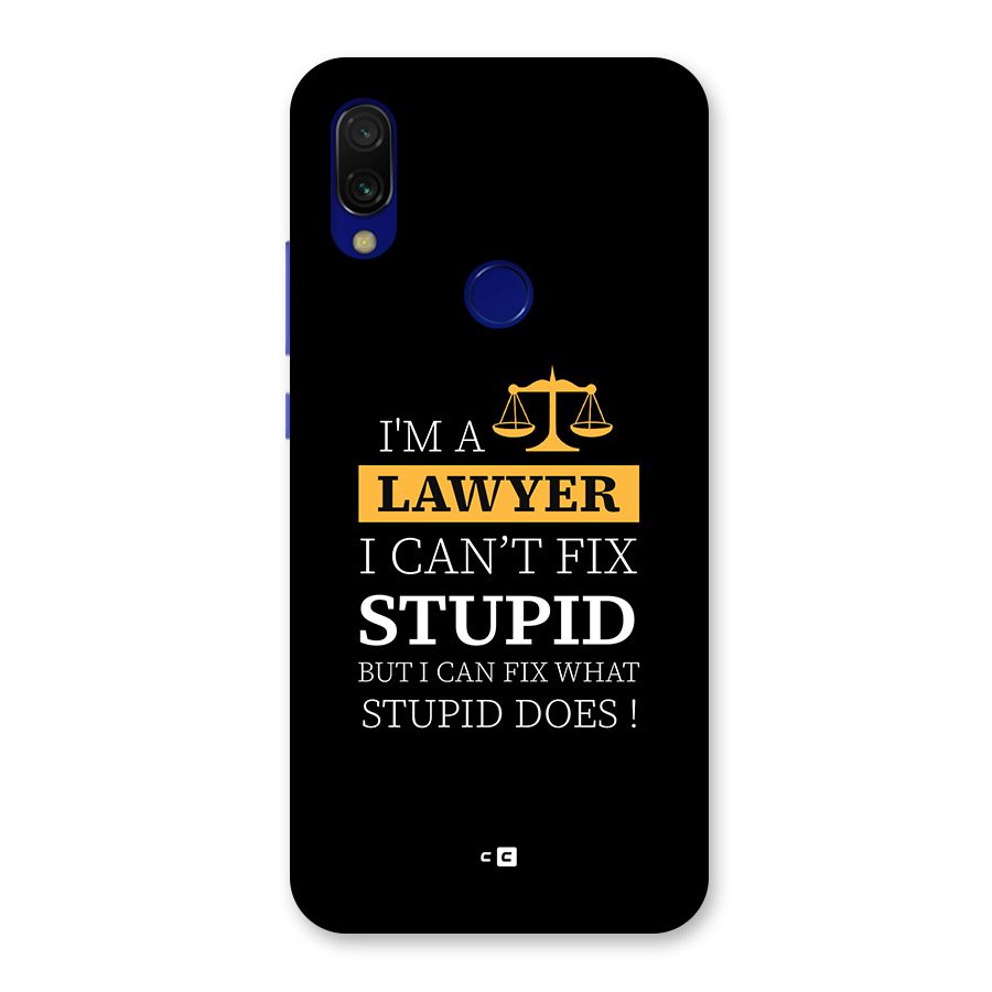 Fix Stupid Case Back Case for Redmi 7