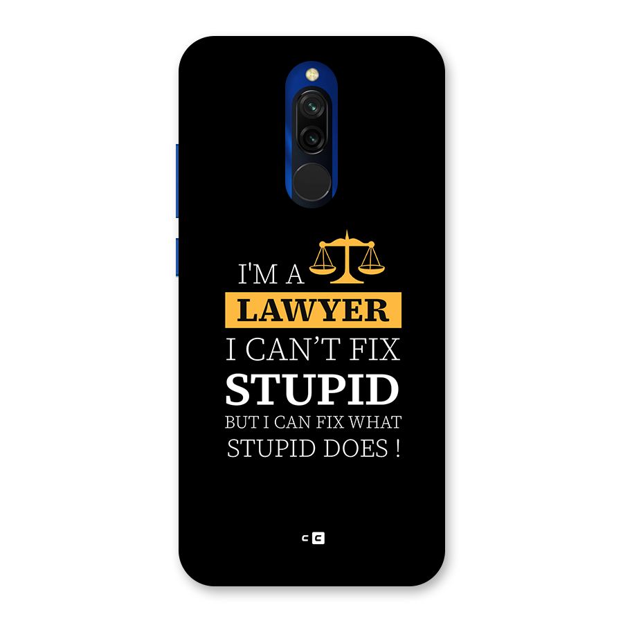 Fix Stupid Case Back Case for Redmi 8