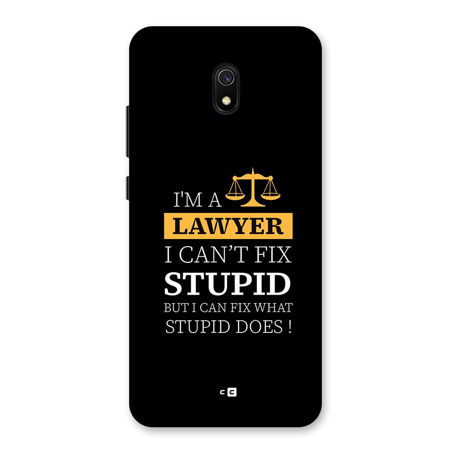 Fix Stupid Case Back Case for Redmi 8A