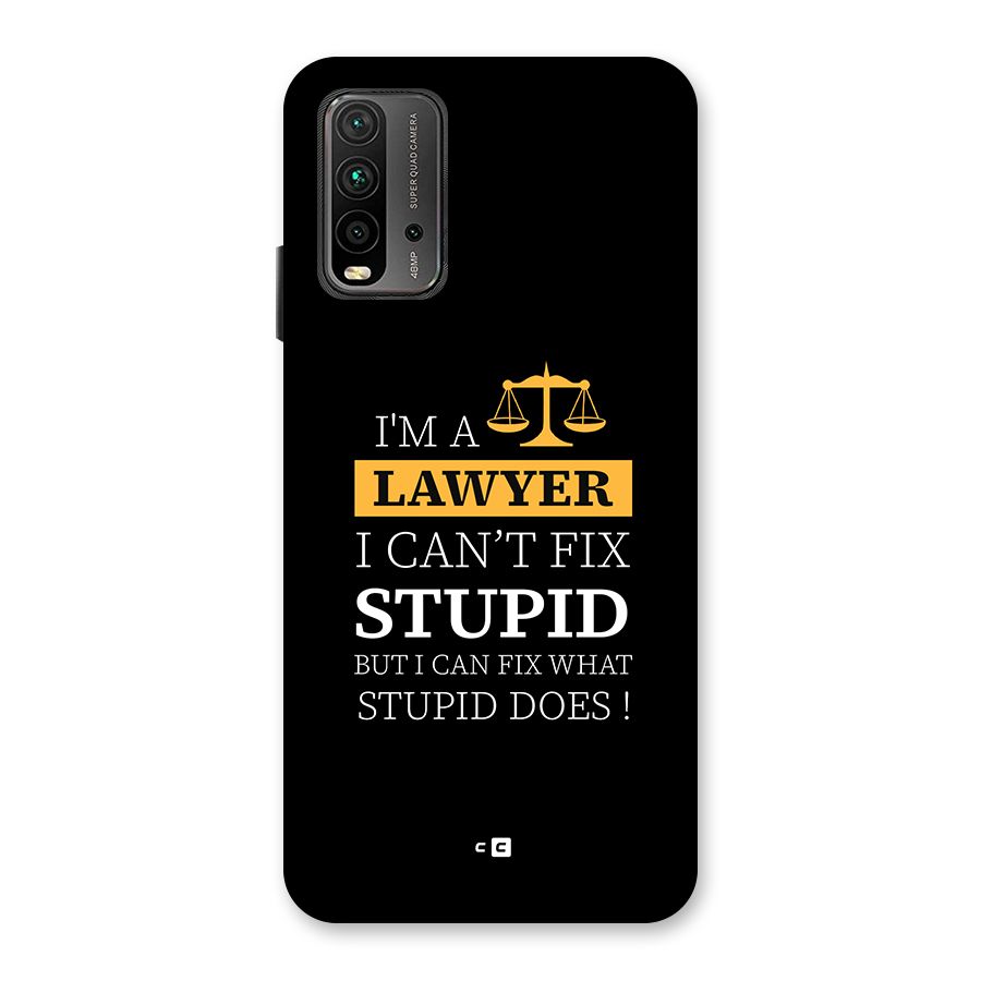 Fix Stupid Case Back Case for Redmi 9 Power