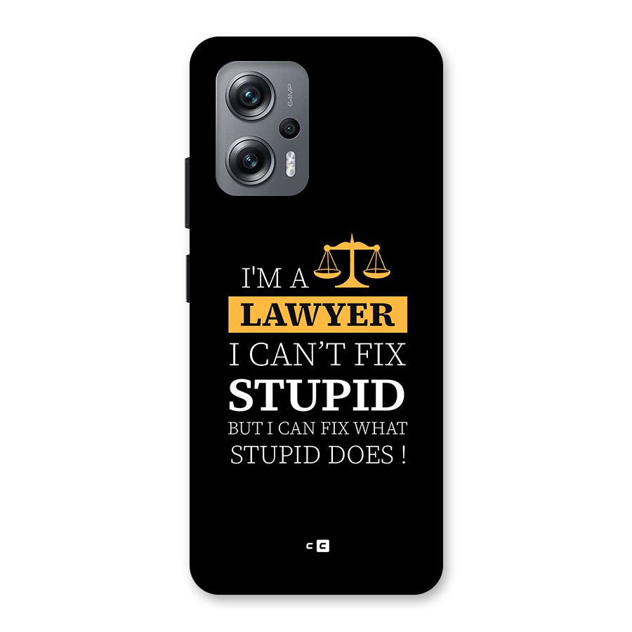 Fix Stupid Case Back Case for Redmi K50i