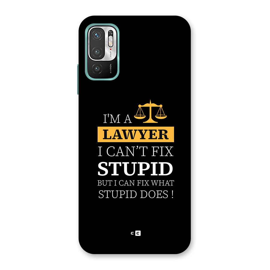 Fix Stupid Case Back Case for Redmi Note 10T 5G