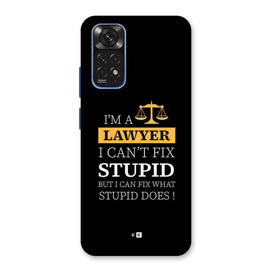 Fix Stupid Case Back Case for Redmi Note 11S