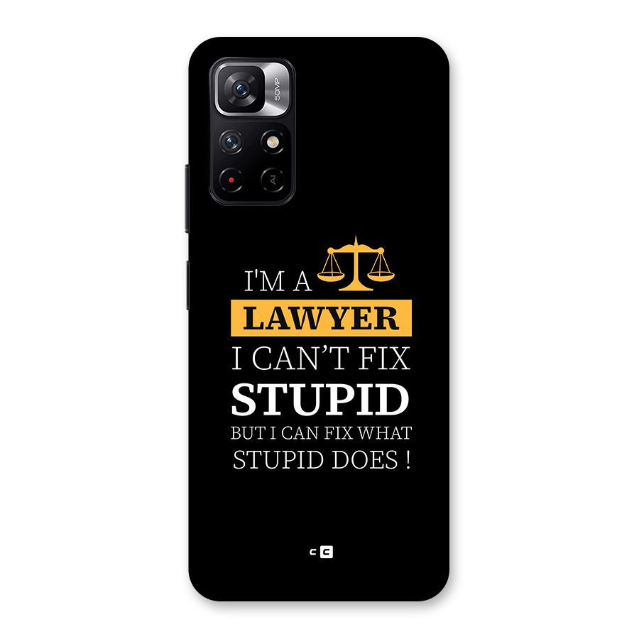 Fix Stupid Case Back Case for Redmi Note 11T 5G