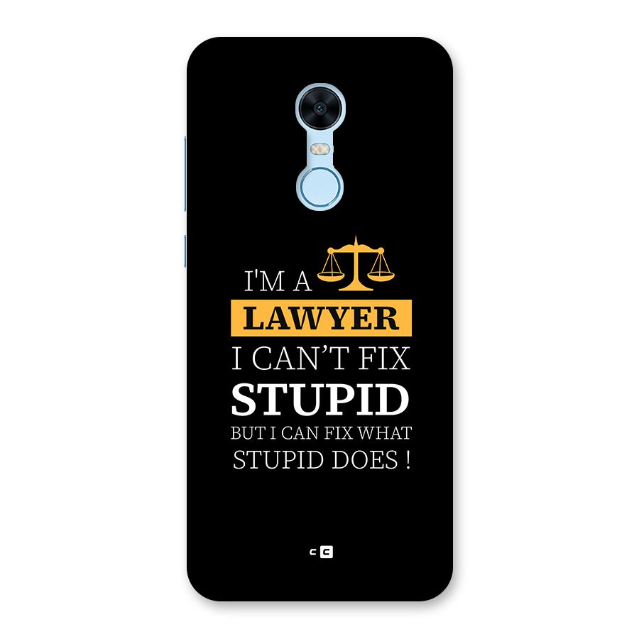 Fix Stupid Case Back Case for Redmi Note 5