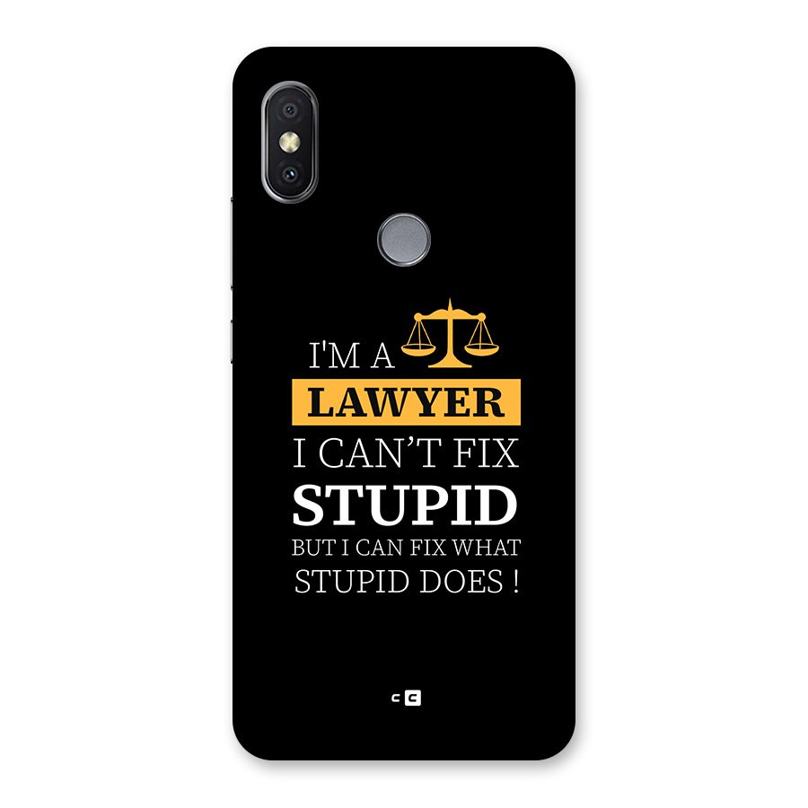 Fix Stupid Case Back Case for Redmi Y2