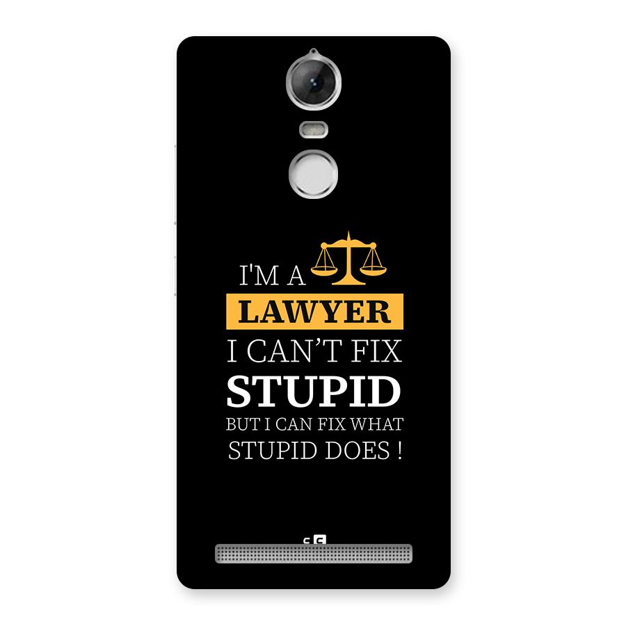 Fix Stupid Case Back Case for Vibe K5 Note