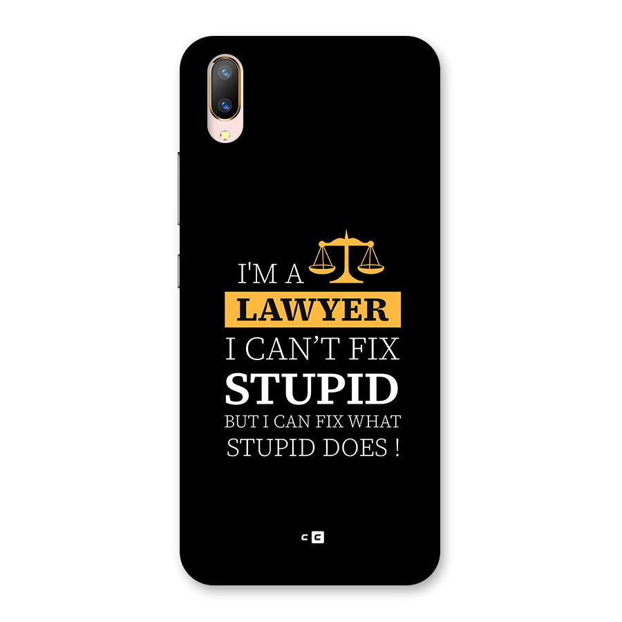 Fix Stupid Case Back Case for Vivo V11 Pro