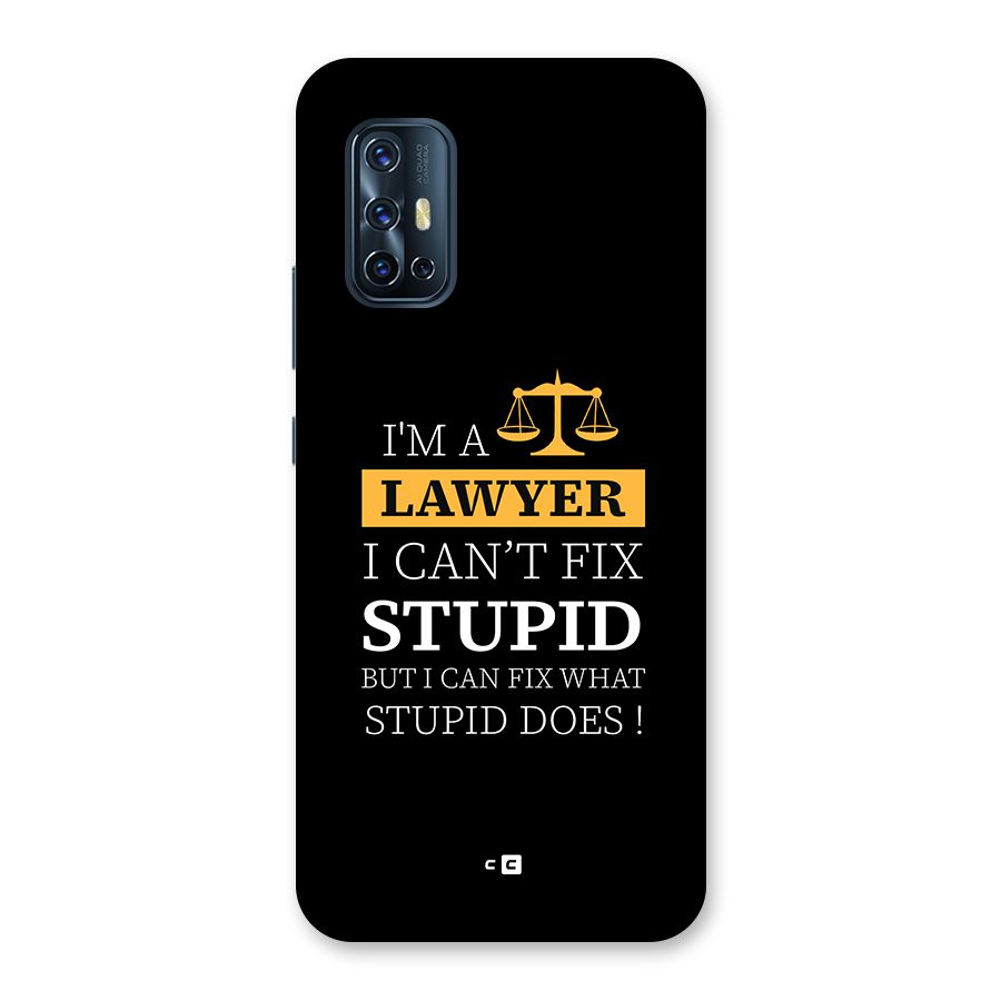 Fix Stupid Case Back Case for Vivo V17
