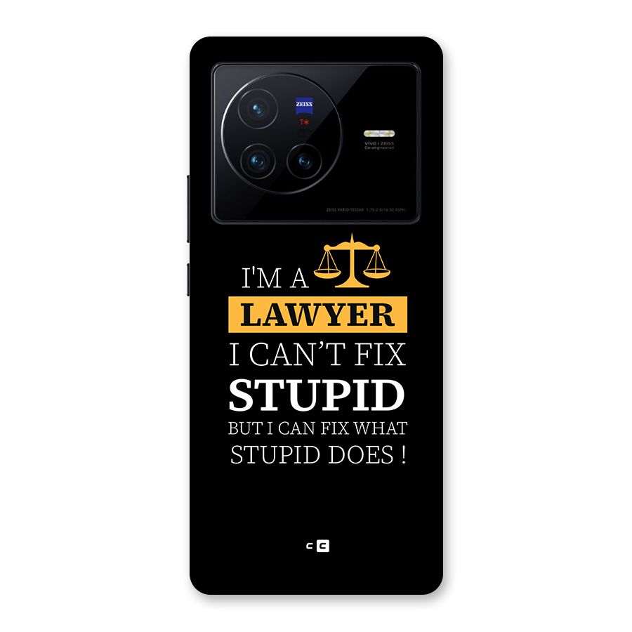 Fix Stupid Case Back Case for Vivo X80