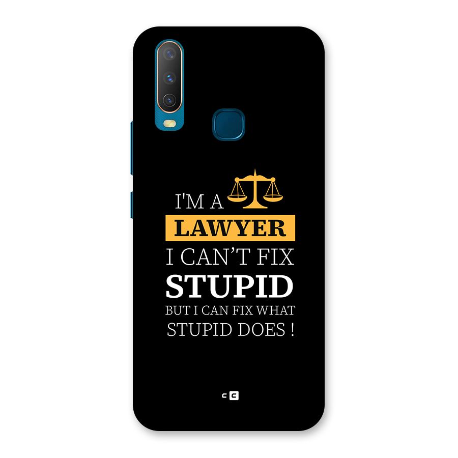 Fix Stupid Case Back Case for Vivo Y11