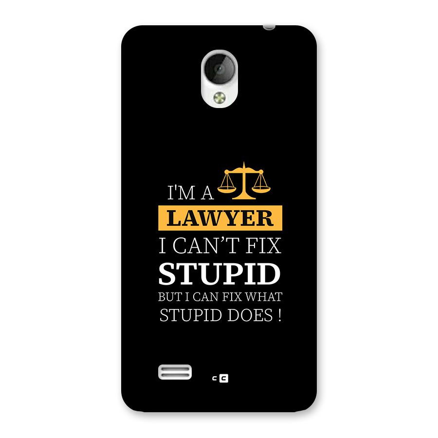 Fix Stupid Case Back Case for Vivo Y21