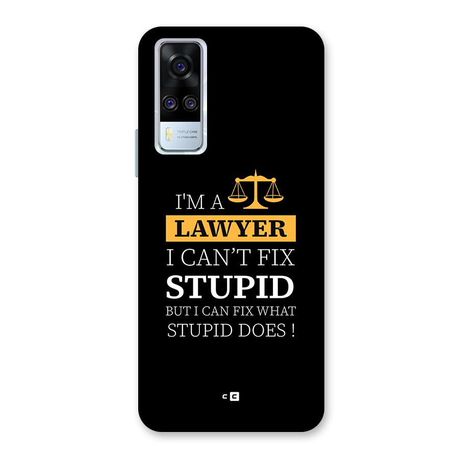 Fix Stupid Case Back Case for Vivo Y31