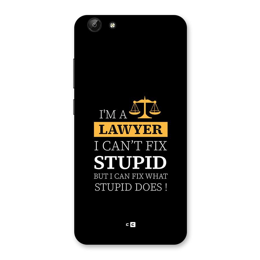 Fix Stupid Case Back Case for Vivo Y69