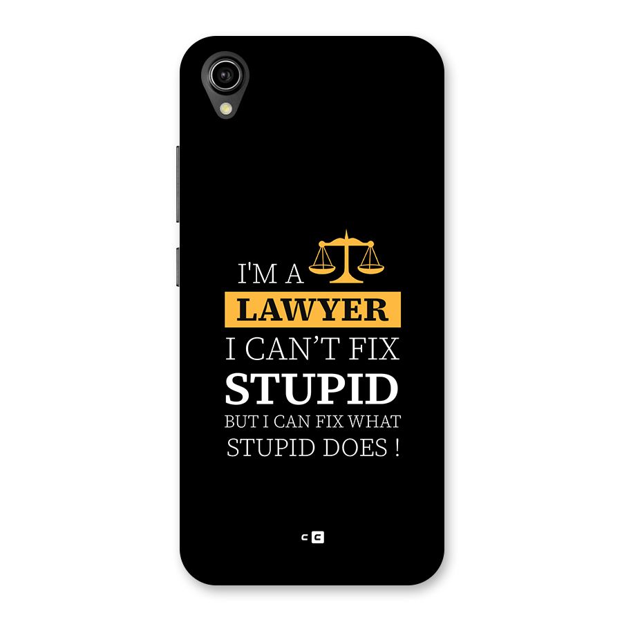 Fix Stupid Case Back Case for Vivo Y90