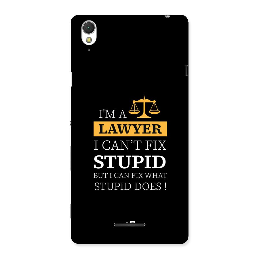 Fix Stupid Case Back Case for Xperia T3