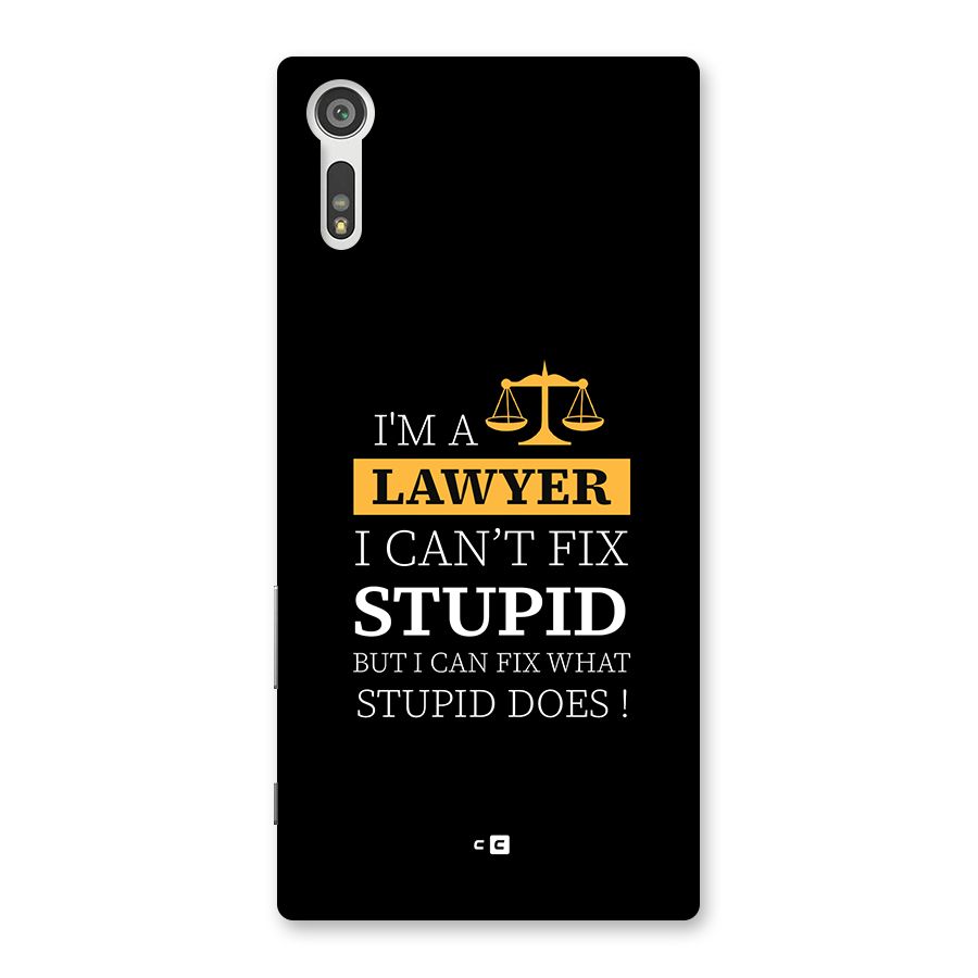 Fix Stupid Case Back Case for Xperia XZ
