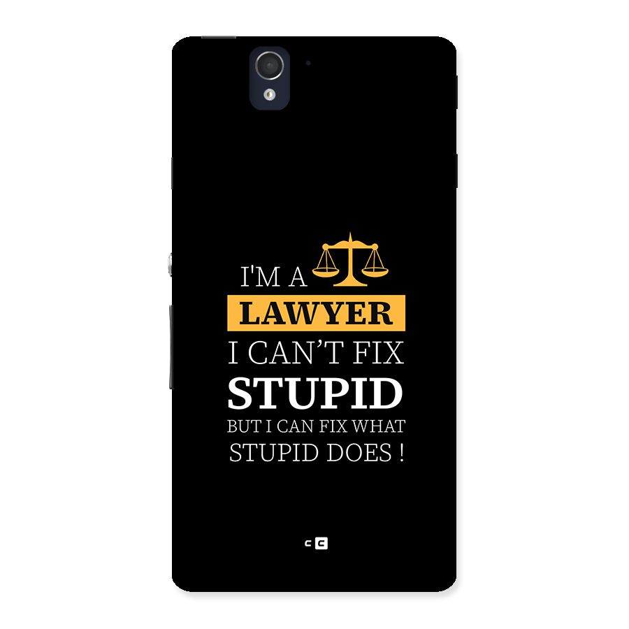 Fix Stupid Case Back Case for Xperia Z