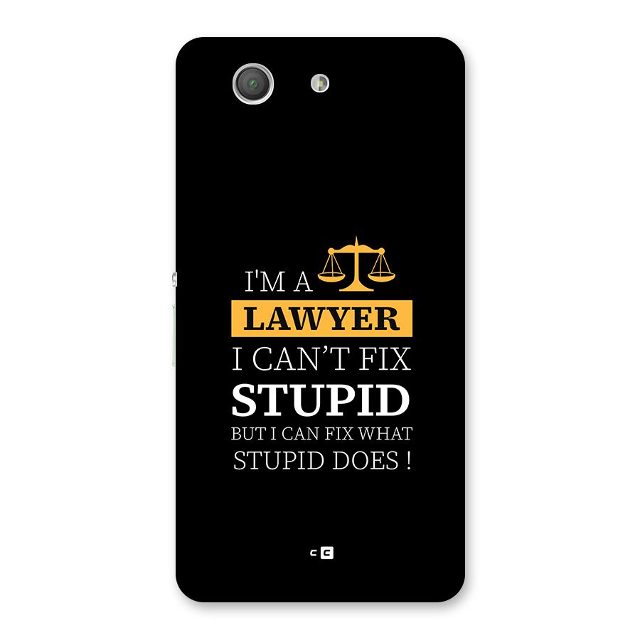 Fix Stupid Case Back Case for Xperia Z3 Compact