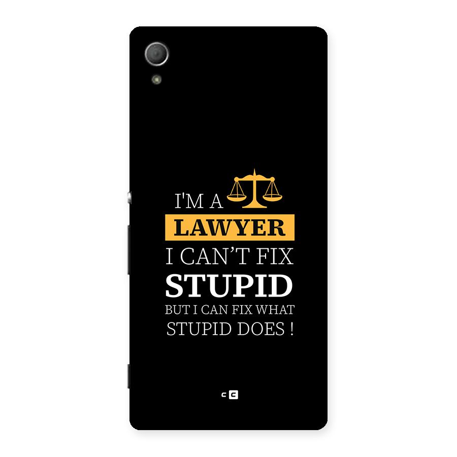 Fix Stupid Case Back Case for Xperia Z3 Plus
