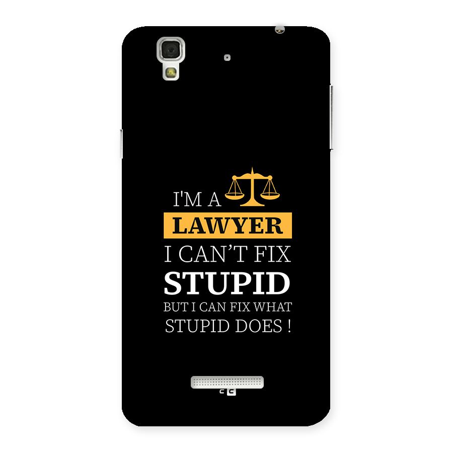 Fix Stupid Case Back Case for Yureka