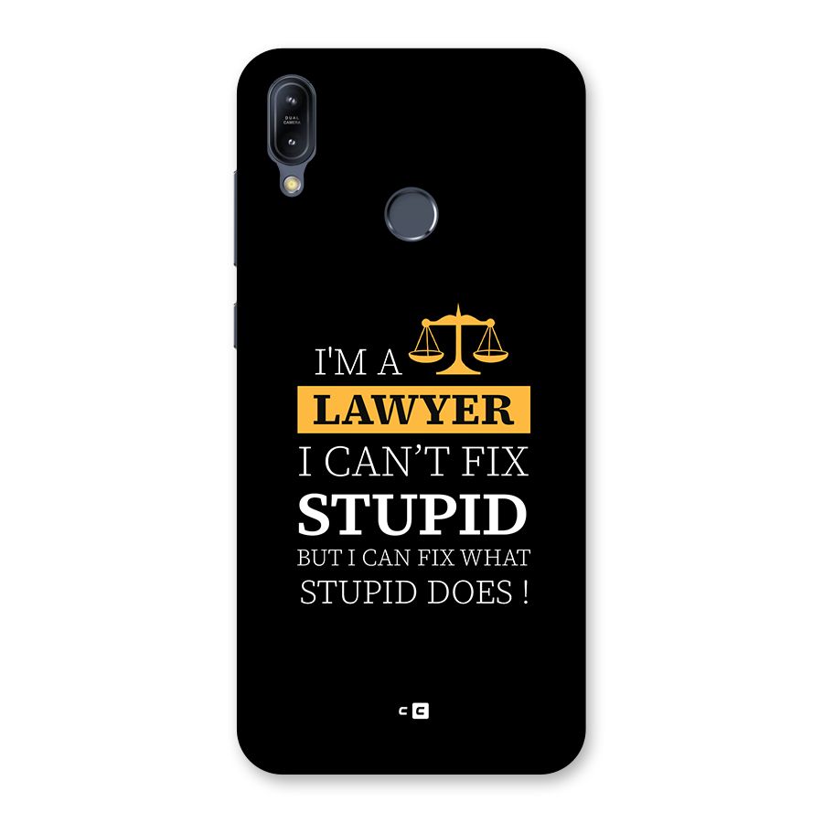 Fix Stupid Case Back Case for Zenfone Max M2