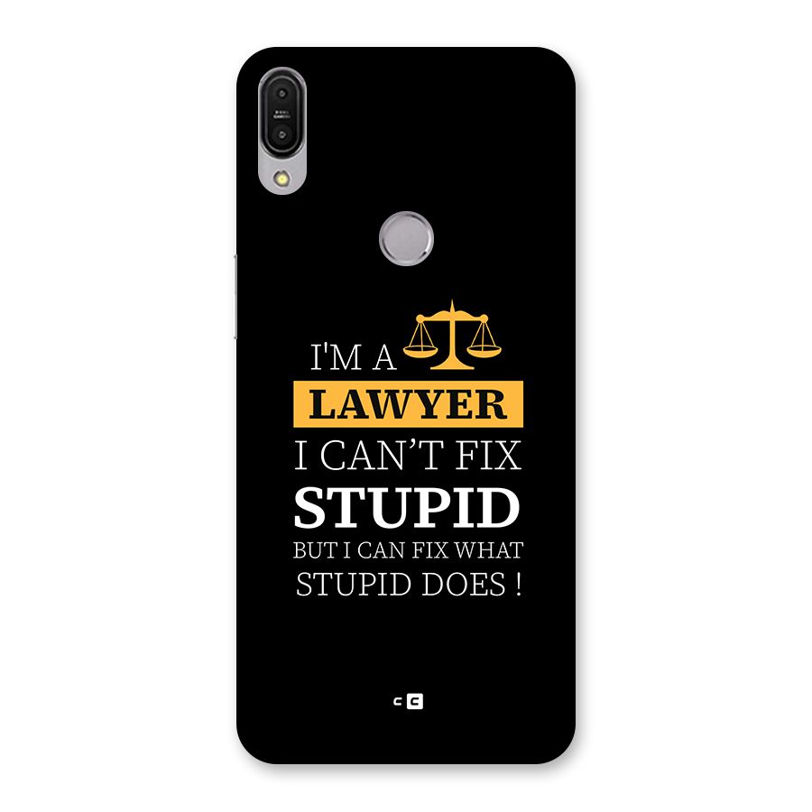 Fix Stupid Case Back Case for Zenfone Max Pro M1