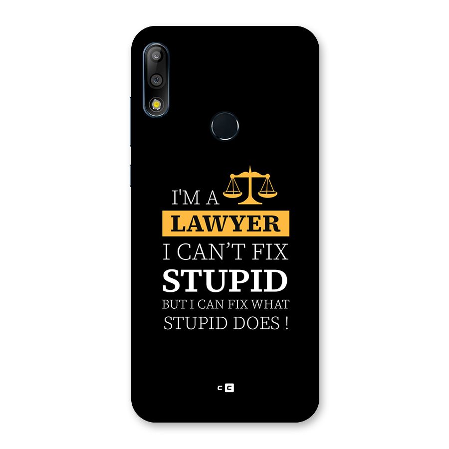 Fix Stupid Case Back Case for Zenfone Max Pro M2