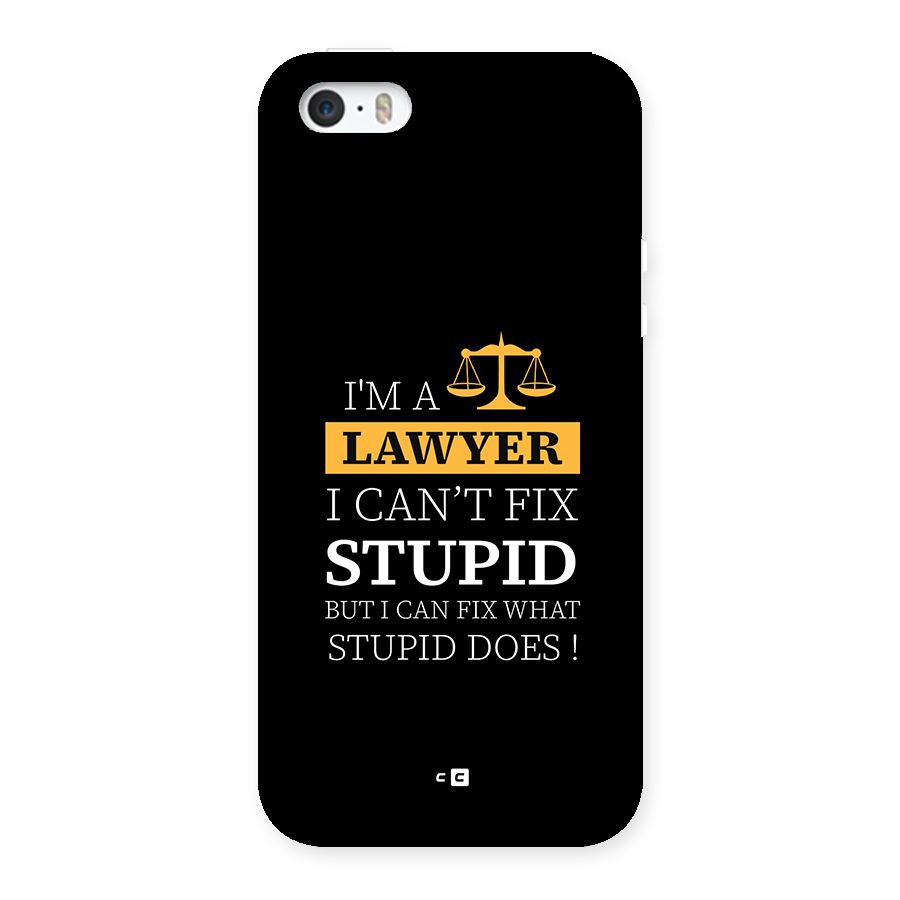 Fix Stupid Case Back Case for iPhone SE 2016