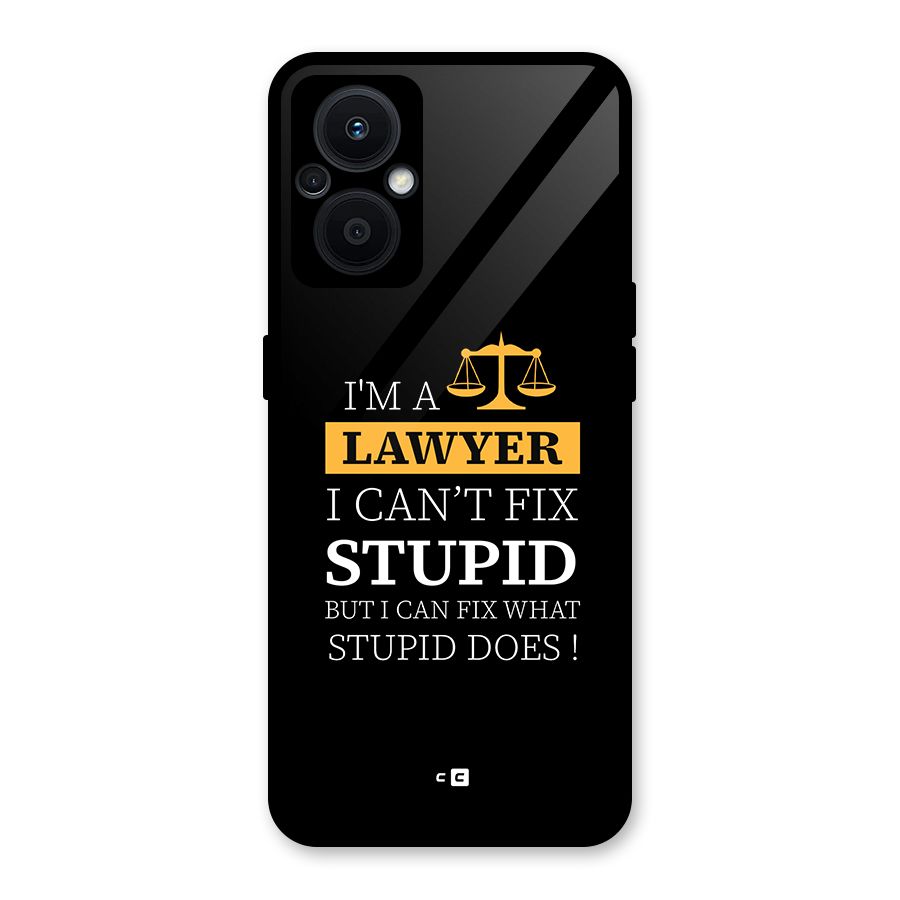 Fix Stupid Case Glass Back Case for Oppo F21s Pro 5G