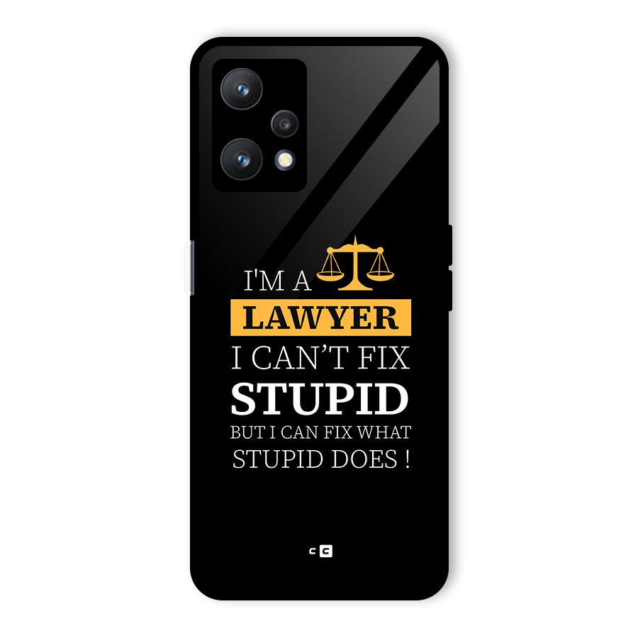 Fix Stupid Case Glass Back Case for Realme 9 Pro 5G
