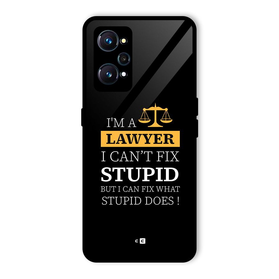 Fix Stupid Case Glass Back Case for Realme GT Neo2