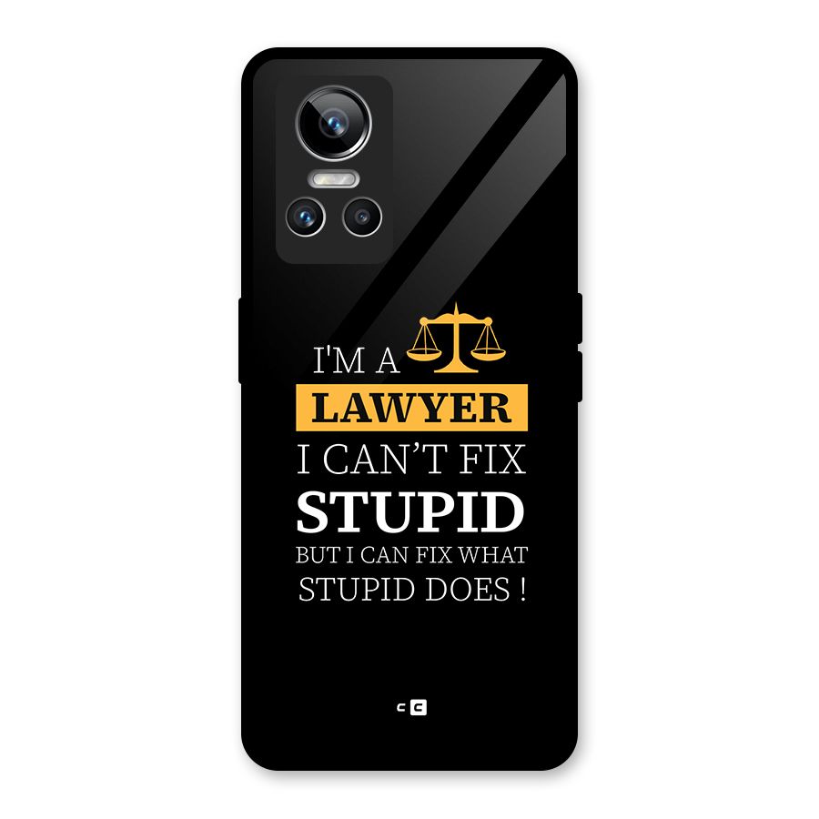 Fix Stupid Case Glass Back Case for Realme GT Neo 3